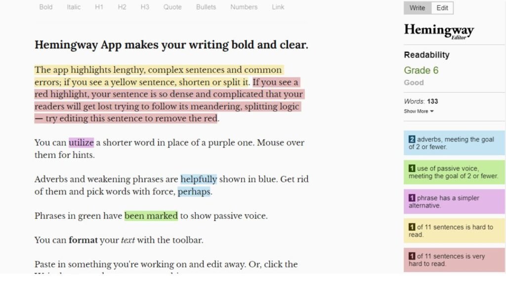 free-app-editor-hemingway