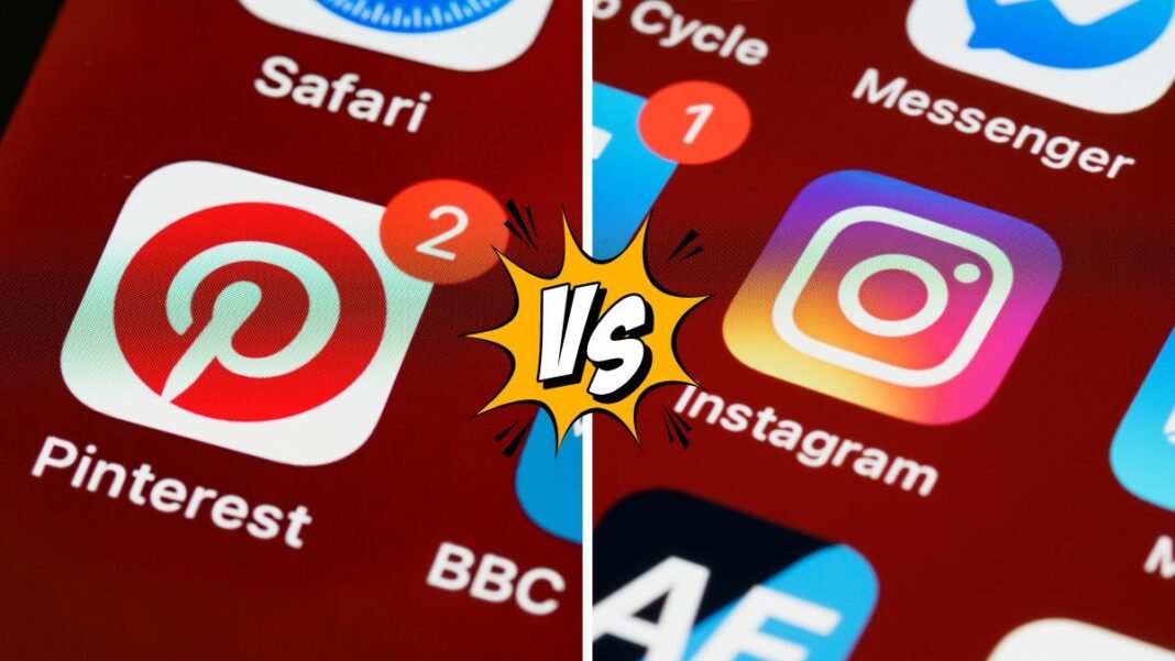 Pinterest and Instagram